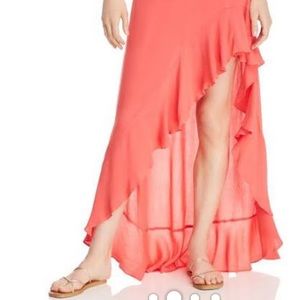 Ruffled Skirt / Aqua by Helen Owen Collection -NWT